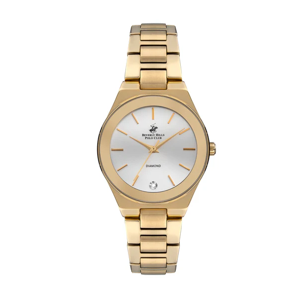 Women's analog silver sunray dial watch - bp3229x.130