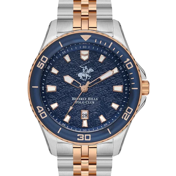 Men’s silver analog metal watch – bp3559x.590