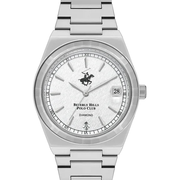 women's white dial analog watch – bp3562c.330