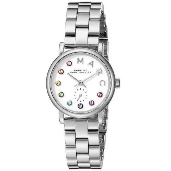 Silver dial stainless steel ladies watch mbm3420