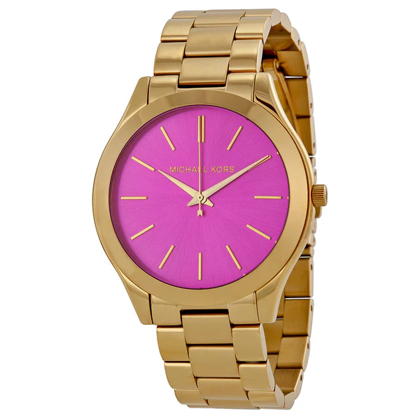 Runway pink dial ladies watch mk3264